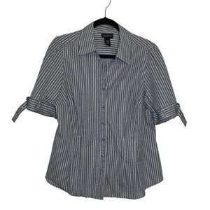 Lane Bryant Y2K Office Siren Corpcore Workcore gray silver darted size 14/16